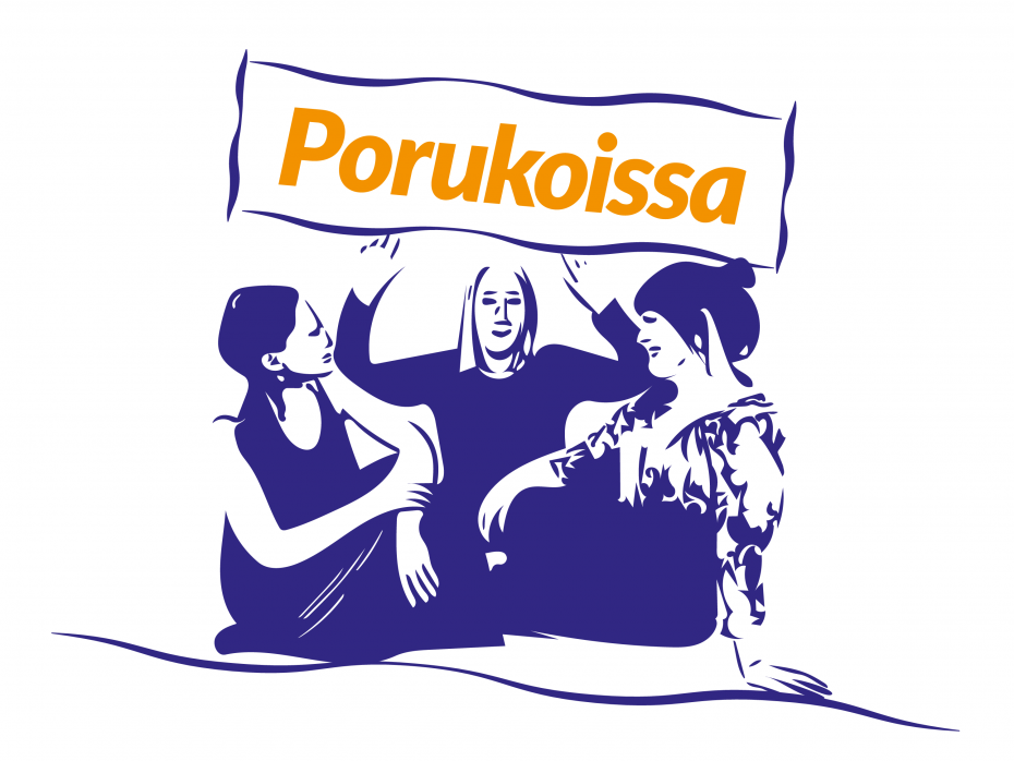 Logo, jossa lukee Porukoissa.